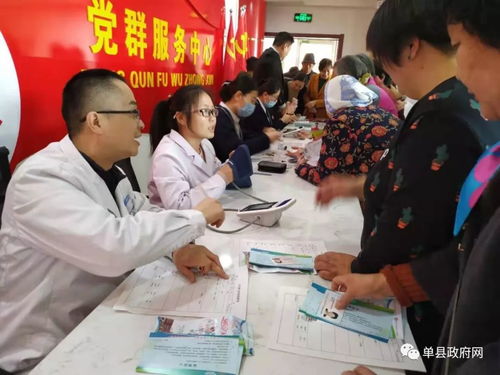 單縣園藝街道開展義診活動，服務百姓健康